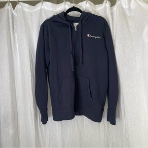 Champion zippered zindown hoodie